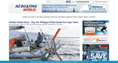 Desktop Screenshot of nzboating-world.com